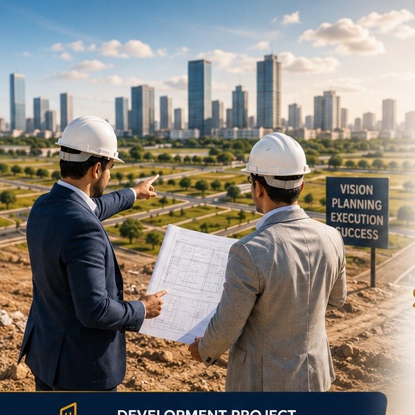 Project planning for land development and real estate